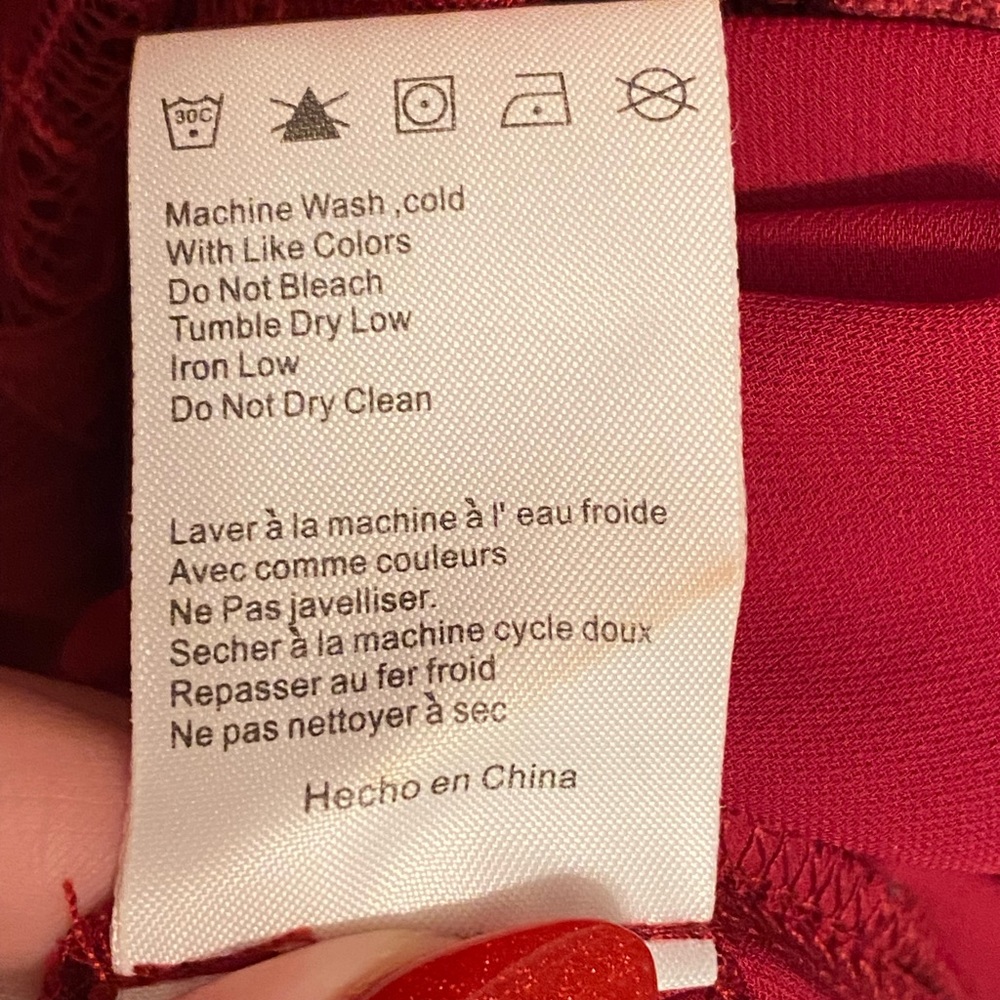 foxiedox. size 8. burgundy ♥️ - Picture 7 of 11
